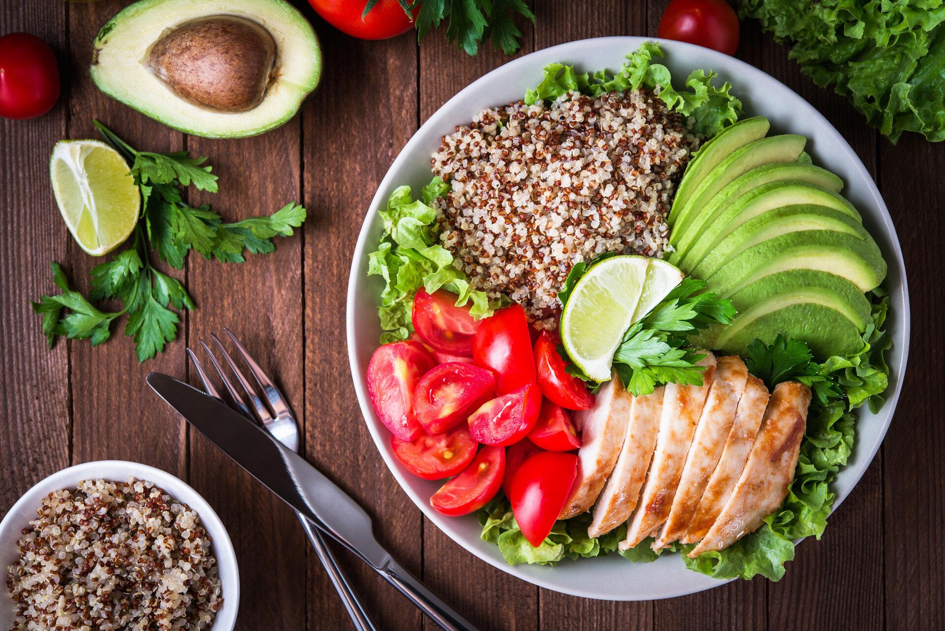Bowl für eine gesunde und ausgewogene Ernährung